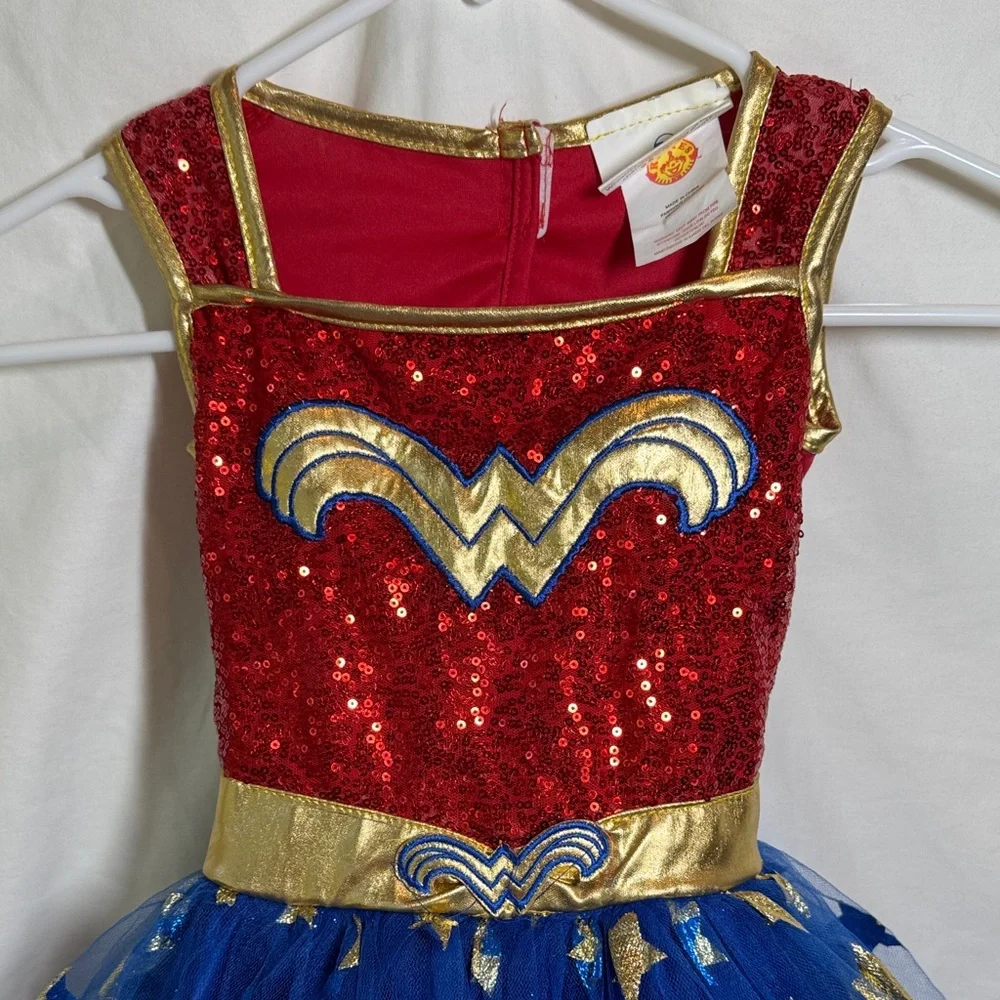 DC Wonder Woman Costume - Red, Blue, and Gold